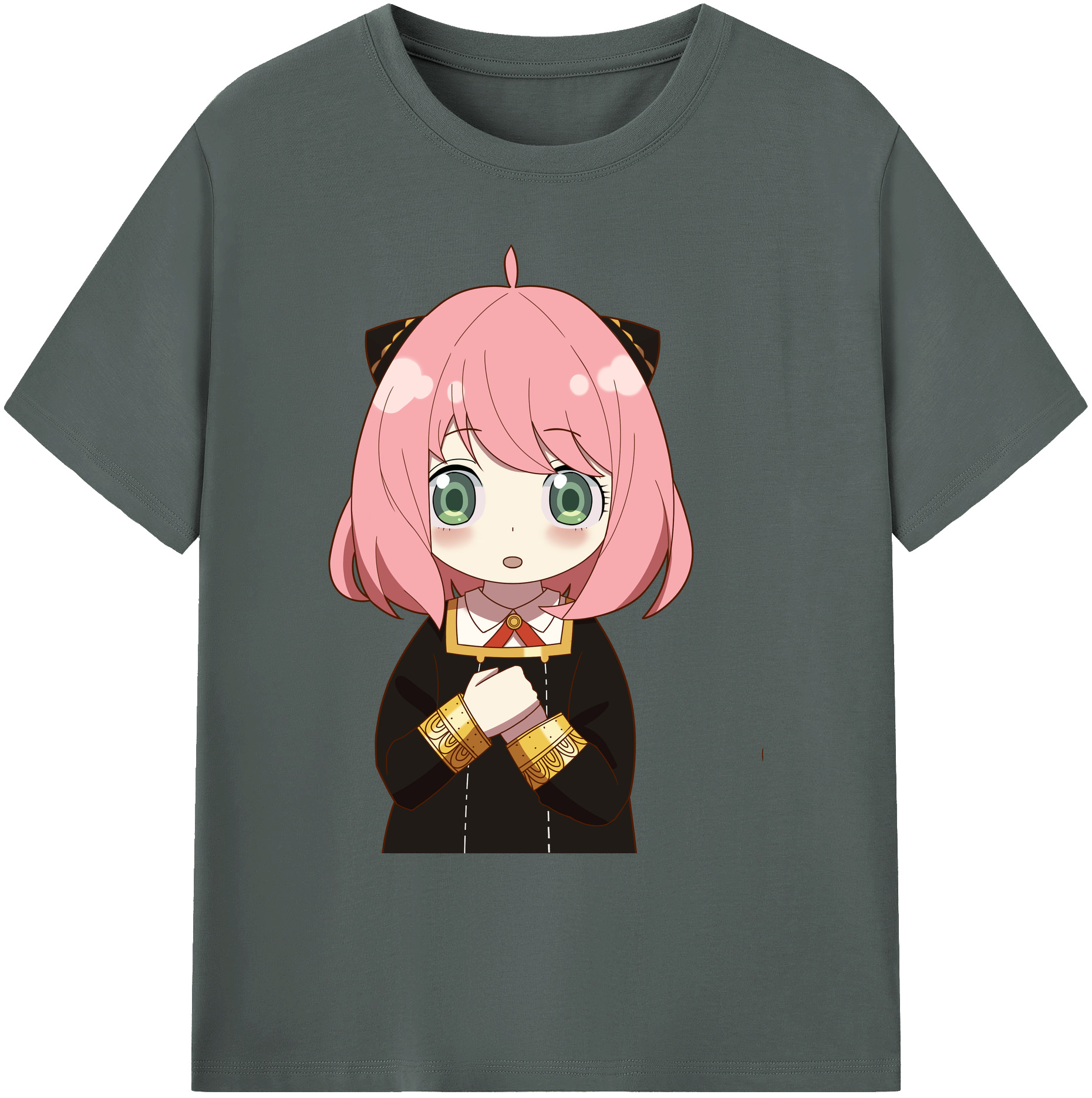 （画像用） SPY×FAMILY间谍家家酒 綿100％ メンズ半袖Tシャツ｜肌触りやわらか＆通気性